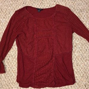 Lucky Brand 3/4 sleeve blouse